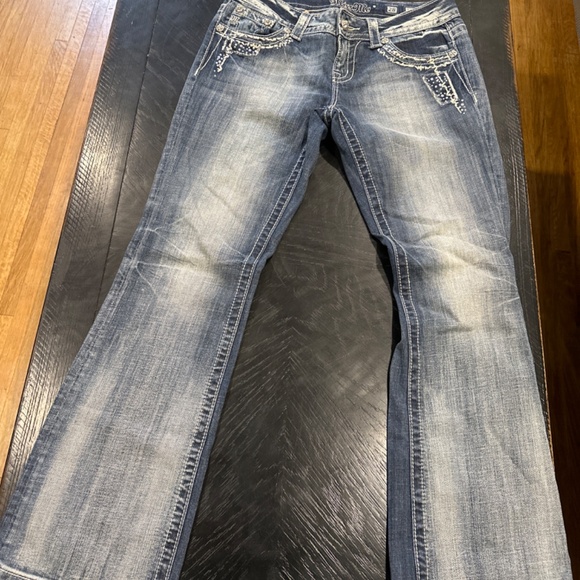 Miss Me Size 28 Sparkle Jeans - Picture 3 of 5